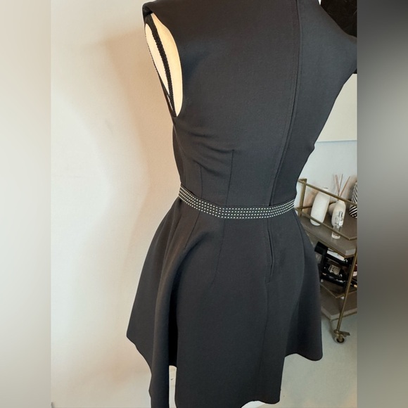 Perfect Little Black Dress | Cinched Waist & Studded Belt | Size S - Picture 16 of 17